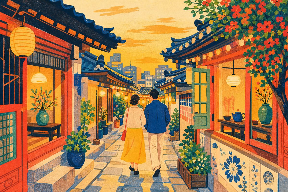 益善洞(익선동)— 宿から徒歩5分の韓屋路地
